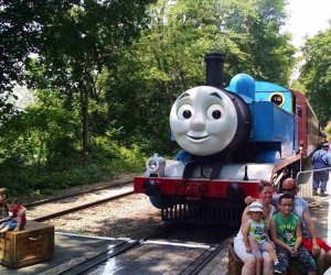 All aboard for a day of family fun at A Day Out With Thomas. Photo courtesy of Delaware River Railroad Excursions