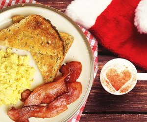 Warm up with Alstede Farms' delicious farm-to-table brunch with Santa. Photo courtesy of the farm