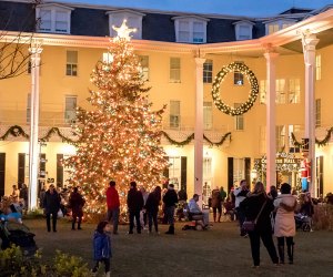 There's nothing quite like Christmastime at Congress Hall's Winter Wonderland in Cape May. Photo courtesy Cape Resorts