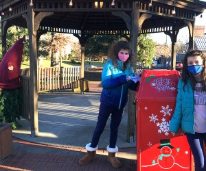 Drop your letters in Santa's mailbox in Christmas town Cranford