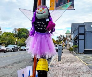 Take in the fun and artistic additions to Cranford's annual Scarecrow Stroll. Photo courtesy of Downtown Cranford