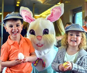 Hop on the Easter Bunny Express in Cape May. Photo courtesy of Seashore Lines