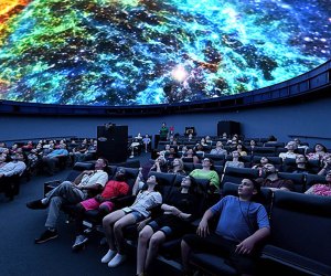 Catch one of the 30-minute family shows at Rowan University's planetarium this winter break. Photo courtesy of the  university