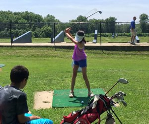 Anchor Golf Day Camp is designed to teach children fundamentals of golf and learn how to play on the course. Photo courtesy of Anchor Golf