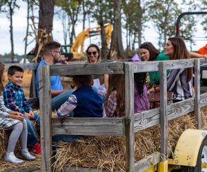  Enjoy specialty food, hay rides, and plenty of fun and games at Diggerland's Diggerfest. Photo courtesy of Diggerland