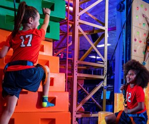 Kids can test their strength and skill at Urban Air Adventure Park. 