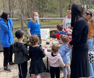 NJ Devils Teaching Kids How To Play At Van Saun Park