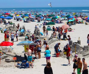 Held each summer the Wildwood Crest Sand Sculpting Festival transforms the beach into a stunning display of artistic talent and creativity. Photo courtesy of Wildwood