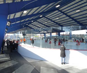 Secaucus Ice Skating Rink is open air