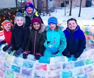 This epic igloo will entertain the whole block (photo taken pre-pandemic).