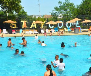 Stay cool at the Liberty Pool at Detective Keith L. Williams Park. Photo courtesy of NYC Parks