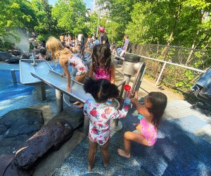 Beat the heat in NYC Brooklyn Brodge Park's Waterlab
