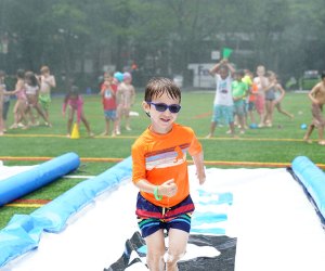 Asphalt Green's Sprinkler Day is wet-and-wild fun for the whole family. Photo courtesy of Asphalt Green