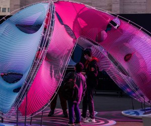 Lincoln Center's Big Umbrella Festival blooms as a free one-day campus takeover with multi-sensory experiences for neurodivergent audiences and families. Photo courtesy of Lincoln Center