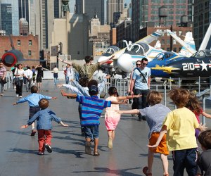 Birthday party places in NYC Intrepid Sea, Air, and Space Museum