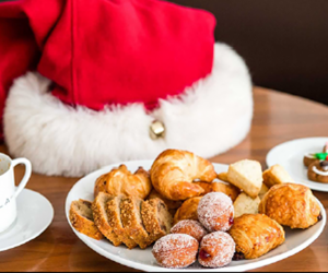 Enjoy plenty of sweet treats during Breakfast with Santa at Stella 34 Trattoria. Photo courtesy of Stella 34 Trattoria
