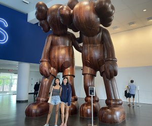 Visiting the Brooklyn Museum with Kids: Kaws sculpture