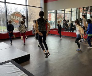 warm up at the Brooklyn Ninja Academy