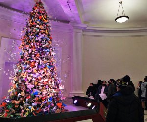 Christmas Eve in NYC: Origami Holiday Tree
