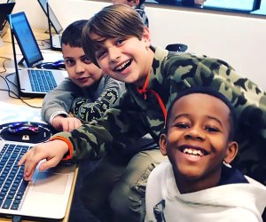 At Code Ninjas Astoria kids learn to code by building their very own video games. Photo courtesy of Code Ninjas