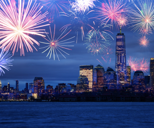 Climb aboard a local boat for a memorable 4th of July fireworks cruise in NYC. Photo courtesy of Canva