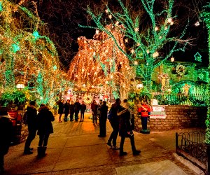 The most extravagant Christmas light displays in the country are located in Brooklyn's Dyker Heights, aka “Dyker Lights.” Photo courtesy Dyker Heights Lights