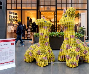 Canstruction is free and open to the public at Brookfield Place through Monday, November 11. Photo by Heidi Lee 