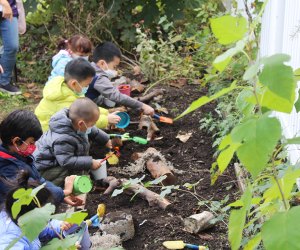The Queens Botanical Garden Children's Garden Family Day returns this spring for a day full of of fun planting activities and garden crafts. Photo by Denver Samaroo