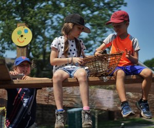 Governors Island's adventure playground, The Yard, reopens for the season Saturday, April 1. Photo by Philipp Klaus/courtesy the playground