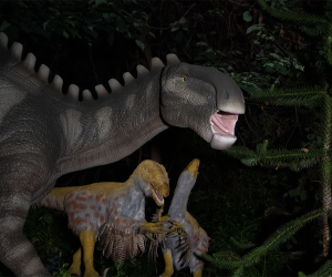 Haunted houses in NYC Dinosaurs in Darkness: The Hatching