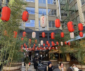 Enjoy the cozy courtyard at Industry City's Japan Village