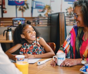 Kids eat free at participating IHOPs beginning at 4pm each afternoon. Photo courtesy of IHOP