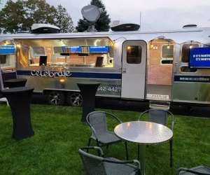 The Long Island Airstream Experience is hard at work prepping a new Airstream trailer to transform it into a Polar Express train on Long Island