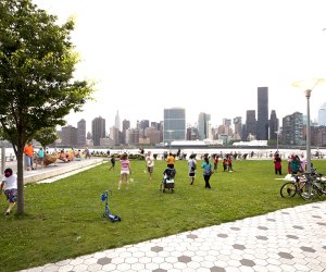 Long Island City waterfront with kids: Explore the piers