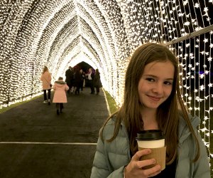 Lightscape at the Brooklyn Botanical Garden is a sparkly holiday lights display that dazzles all ages. Photo by Ros Muggeridge