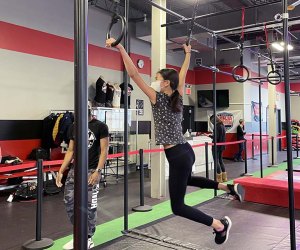 Try your hand at being a ninja warrior at the Brooklyn Ninja Academy. Photo by the author