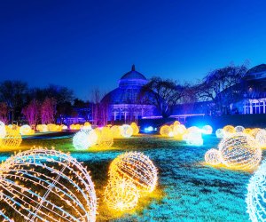 Christmas events and holiday activities in NYC: NYBG Glow