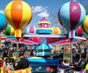 Enjoy, food, rides, and games at the Apple Blossom Children's Carnival at the Queens County Farm. Photo courtesy of the farm
