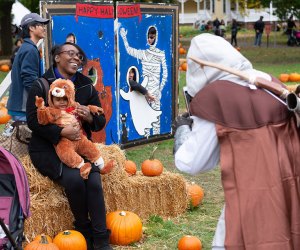 Governors Island’s annual pumpkin patch, Pumpkin Point, returns to the historic Nolan Park. Photo courtesy of Governors Island