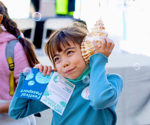 The Hudson River Park presents the Submerge Marine Science Festival, which explores NYC's coastal waterways.Photo courtesy of Hudson River Park