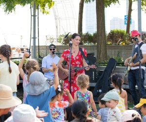 Suzi Shelton performs during the Hudson RiverKids series in Chelsea. Photo courtesy of Hudson River Park
