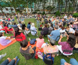 Pack a picnic for summer concerts in the park during the Bryant Park Picnic Performances season of free outdoor entertainment. Photo by Matthew Eisman 
