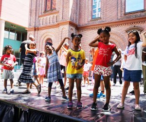 The Queens International Children’s Festival is a mixture of indoor and outdoor performances and educational activities. Photo courtesy of the  Jamaica Center for Arts & Learning 