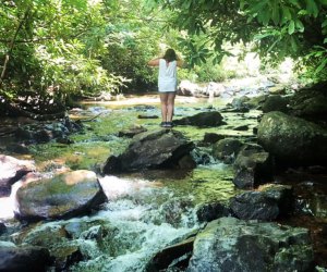 Plan a hiking trip during your visit to the Poconos for a summer weekend getaway. Photo by Ally Noel