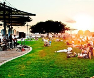Start the summer with musical entertainment on the waterfront! Bring a blanket and a picnic. Photo courtesy of Hudson River Park