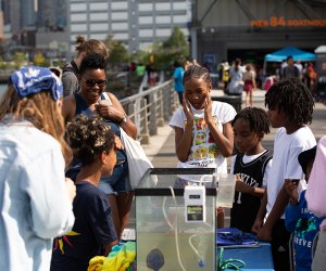 Hudson River Park presents the free, two-day long Submerge Science Festival. Photo courtesy of Hudson River Park 
