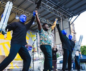 Start the weekend off with a dose of artistic inspiration when Creativity Cubed returns to Astor Place on Friday afternoon. Photo courtesy of Greenwich Village NYC