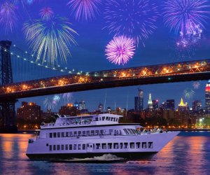 Skip the standard Fourth of July cookout and enjoy an evening cruise and front-row seat to the Macy's fireworks display. Photo courtesy Event Cruises NYC 