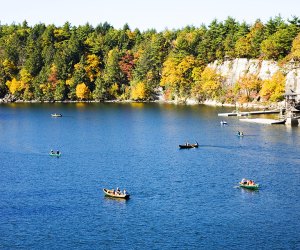 Take in the splendor of the season with a fall getaway to Mohonk Mountain House in New Paltz. Photo courtesy of Mononk Mountain House