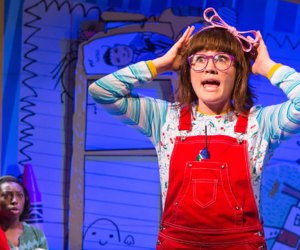 The hilarious Junie B. Jones schools kids in the ins and outs of education during a new musical at BMCC Tribeca PAC. Photo by Jeremy Daniel/courtesy of the theater